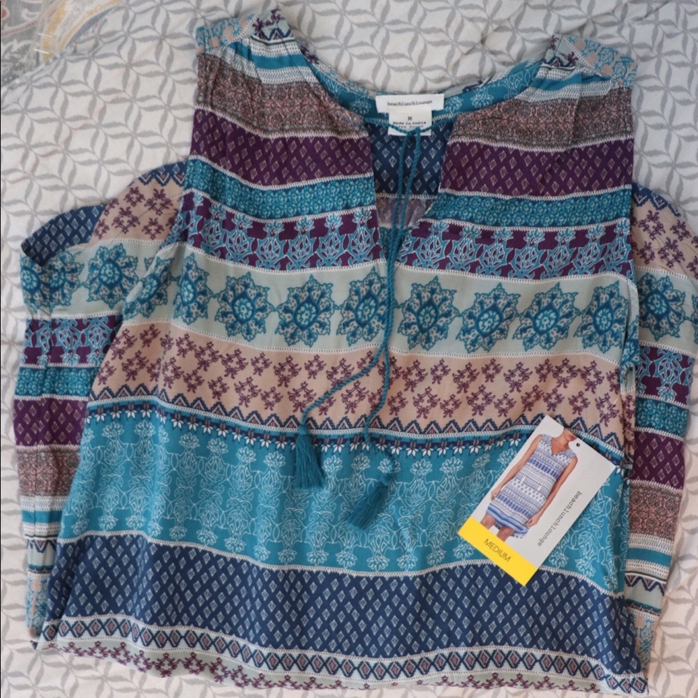 Beach Lunch Lounge Dress NWT